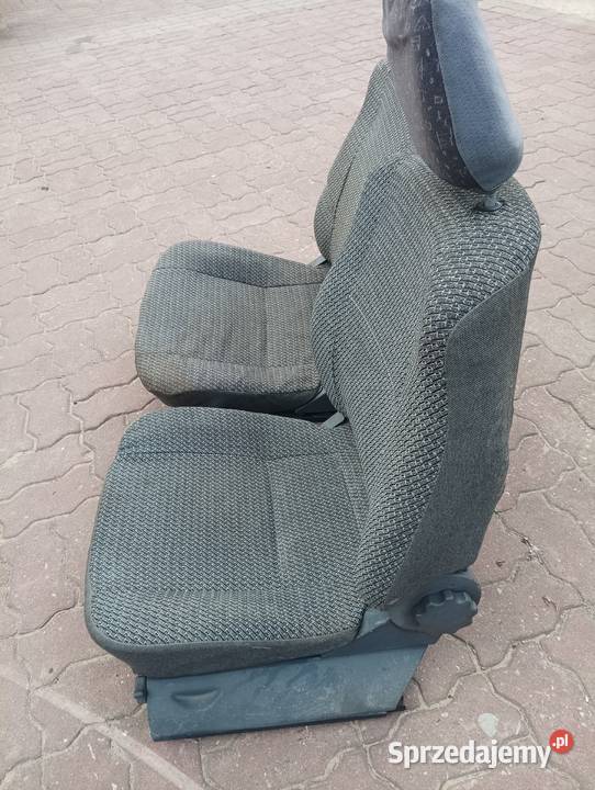Polonez fotele przód fso szare paski truck caro Zalesie