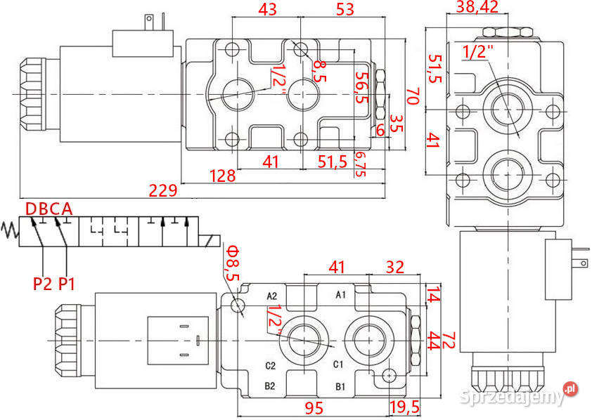 Elektrozawór 62 Dzielnik 90L 12V 3 Sekcja Do Solec Kujawski