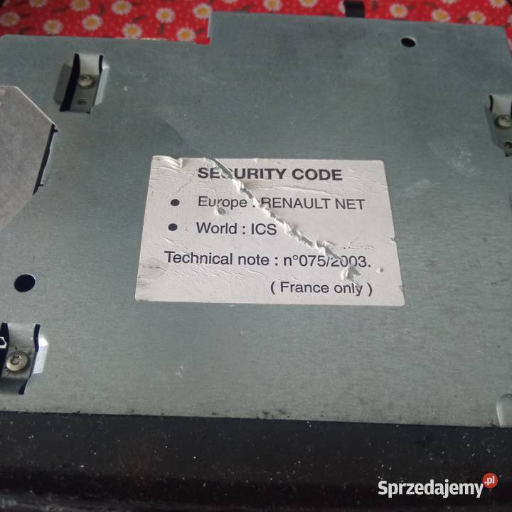 Radio CD samochodowe Renault Szczecin