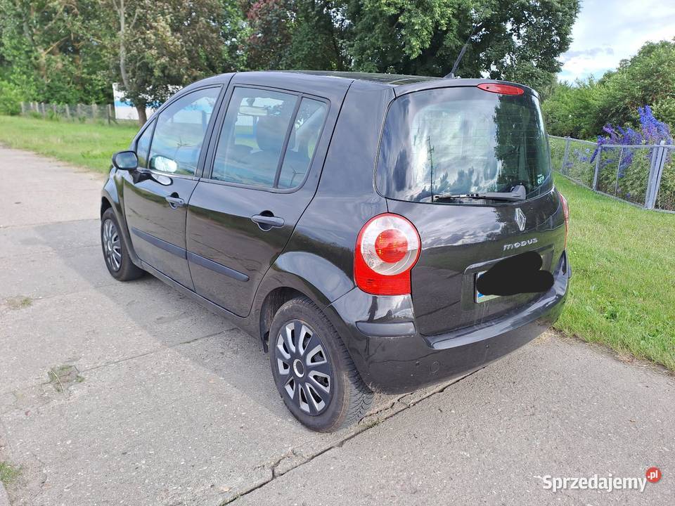 Renault Modus 2007 16 benzyna 248555km pomorskie Człuchów