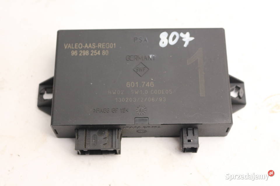 PEUGEOT 807 MODUŁ PDC 9629825480 Układ elektryczny Prochowice