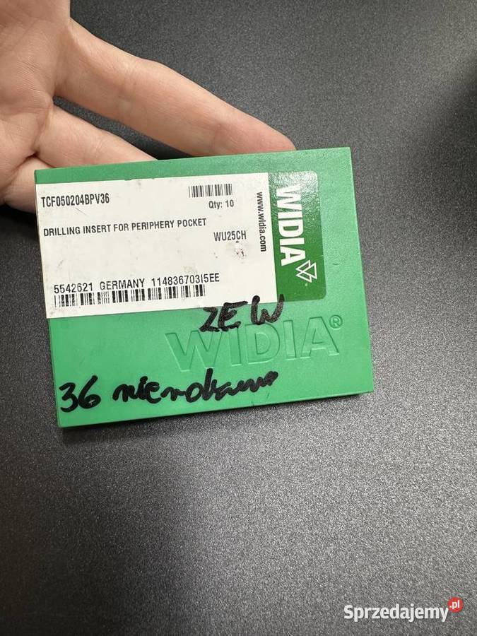 PŁYTKI SKRAWAJĄCE WIDIA TCF050204BPV36 Pozostałe Częstochowa