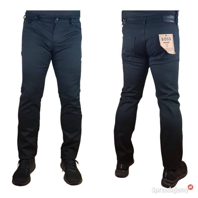 Czarne jeansy Hugo Boss Delaware Orange Slim Tarnowskie Góry sprzedam