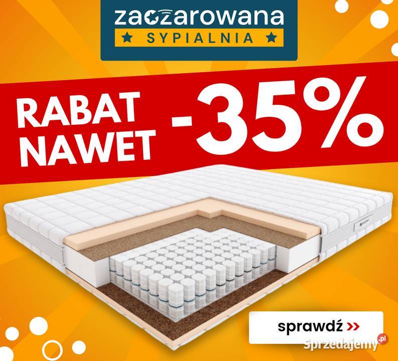MATERAC SPRĘŻYNOWY PASODOBLE MEGA OKAZJA -20% / CENA DO NEGOCJACJI Kraków