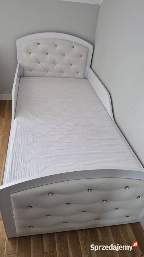 Łóżko dziecięce małej księżniczki białe z mazowieckie Warszawa