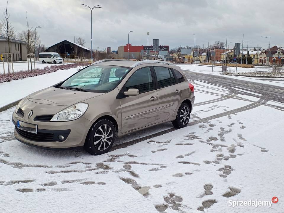 Renault Clio III 1.2 Benzyna 101KM Kombi SALON POLSKA 2009r Złoty-Beż