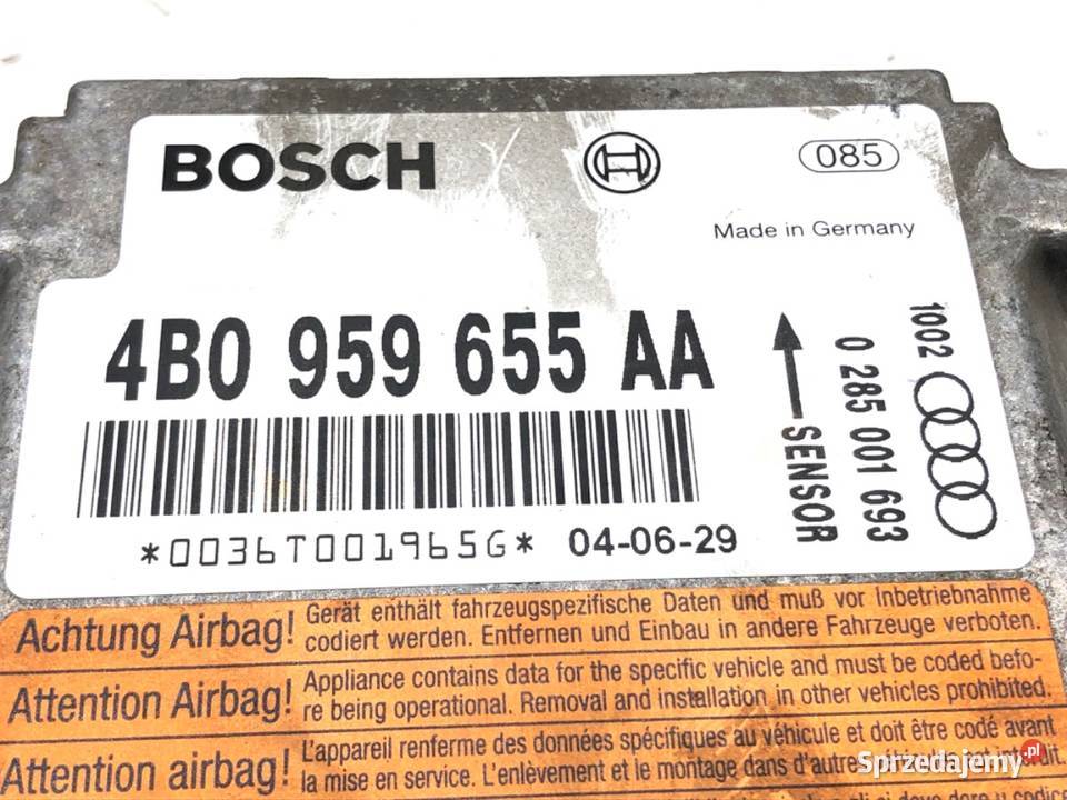 SENSOR AIRBAG AUDI A6 C5 4B0959655AA 9705 osobowe