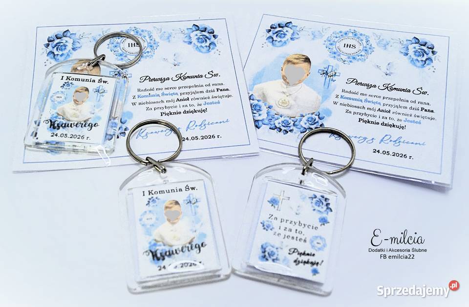 Breloczki ze zdjęciem dziecka jako podziękowania lubuskie Zielona Góra sprzedam