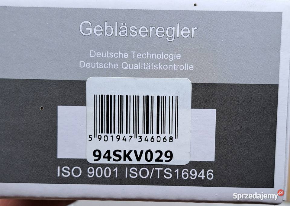 SKV REZYSTOR DMUCHAWY VW AUDI SEAT SKODA dolnośląskie Mielęcin