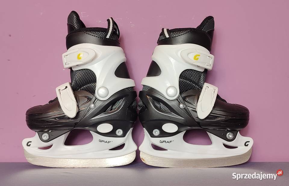 Łyżwy regulowane GRAF dzieci rozmiar 27 28 29 30 Jasień