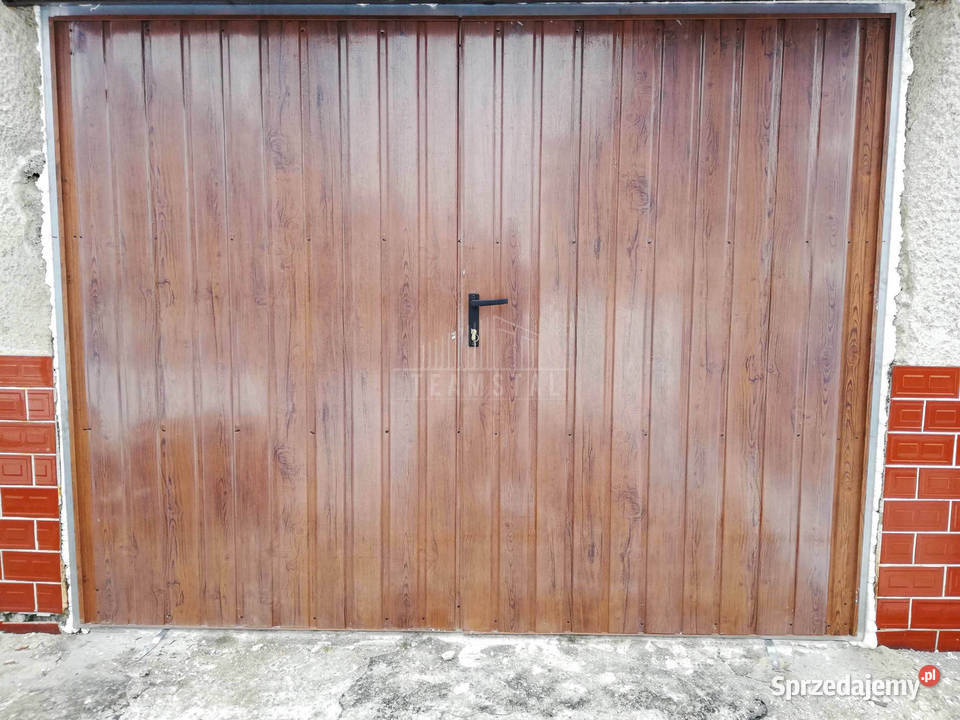 Bramy garażowe na wymiar dwuskrzydłowe ocieplone