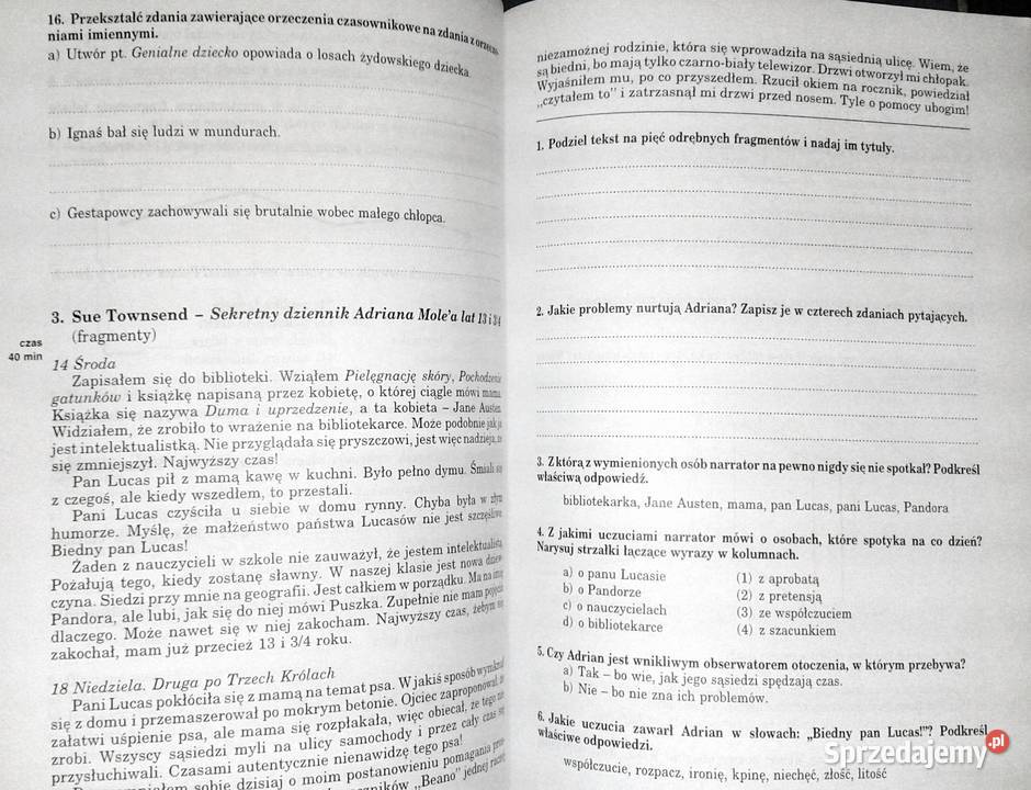 Zadania z języka polskiego Krystyna Moczydłowska miękka Chełm