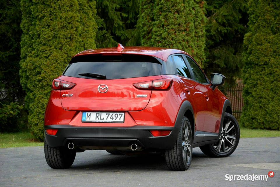 Mazda CX3 Skóry Navi Kamera Head Up Ledy Xenon system Start-Stop Ostrów Mazowiecka sprzedam