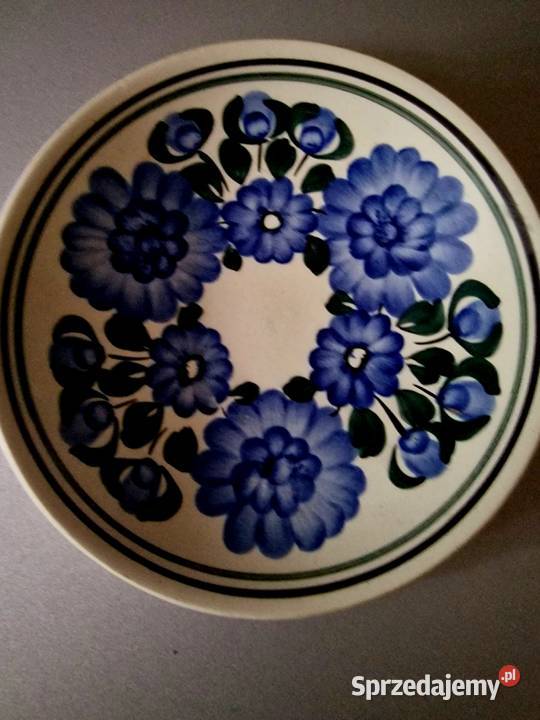 Fajansowe talerze Porcelana i szkło Polanica-Zdrój