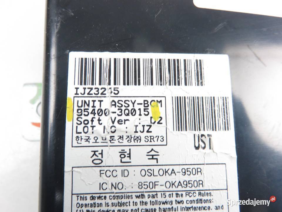 MODUŁ BCM HYUNDAI SONATA VI 954003Q015