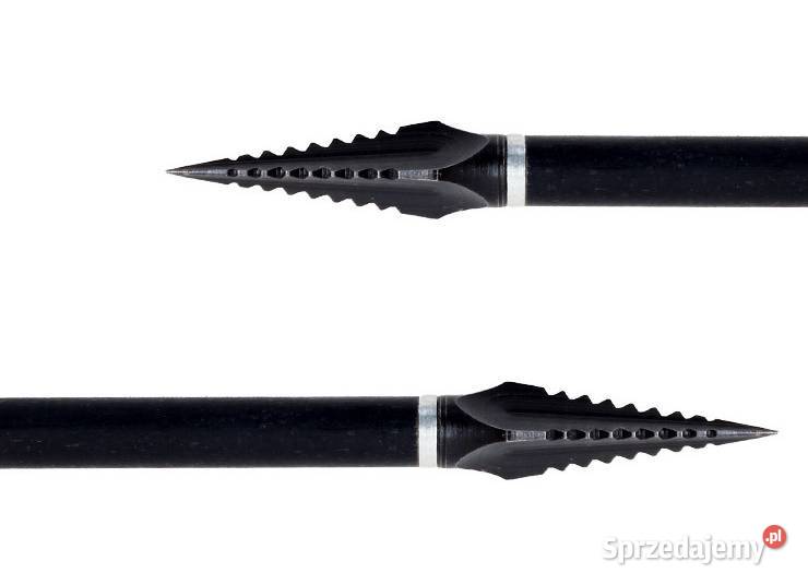 Zestaw grotów ostrych metalowych do łuku strzał Sporty strzeleckie i myślistwo