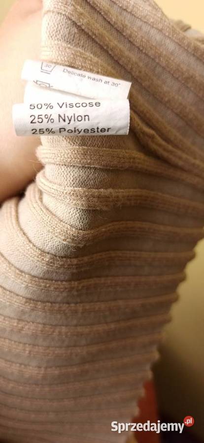 Sweterek krótki crop top z golfem Oh Polly podkarpackie Stalowa Wola
