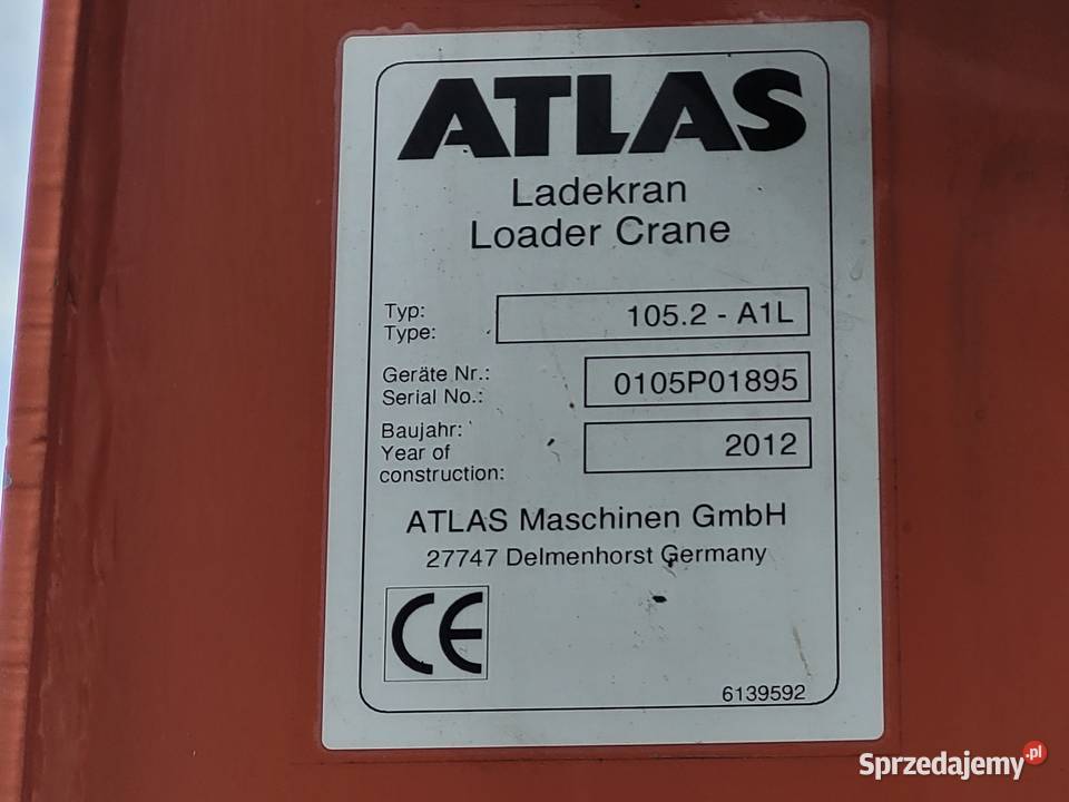 Mercedes AXOR 1833 330 HDS ATLAS TEREX Siodełko elektryczne szyby Łańcut