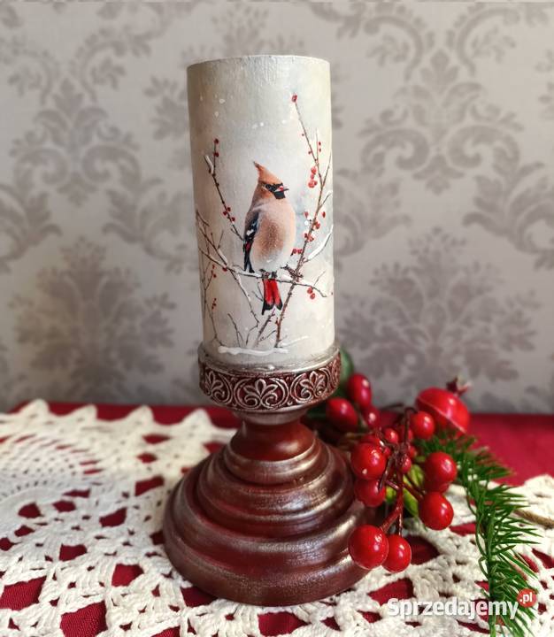 ŚwiecznikWieczna świeca Gwiazdka Prezent Rękodzieło