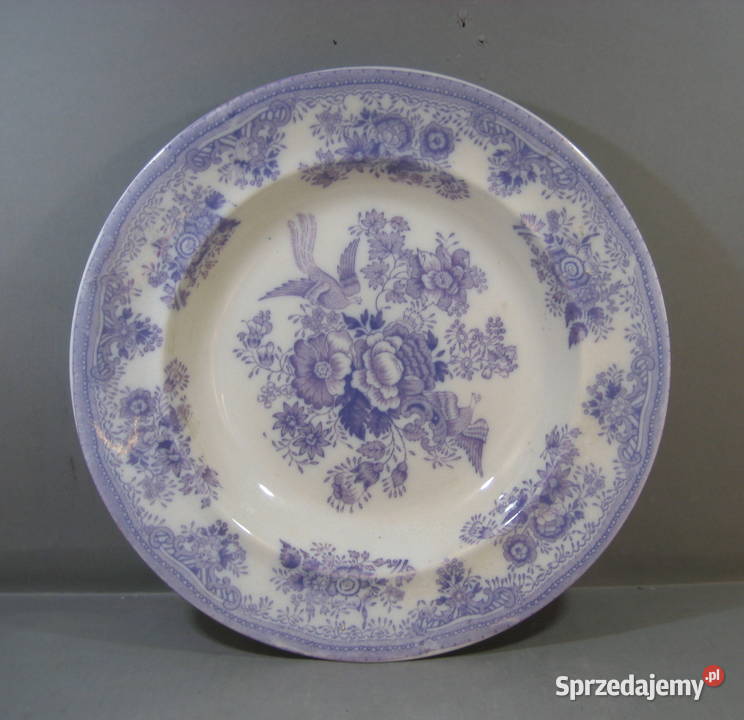 Przedwojenny Talerz Dekoracyjny Gustafsberg
