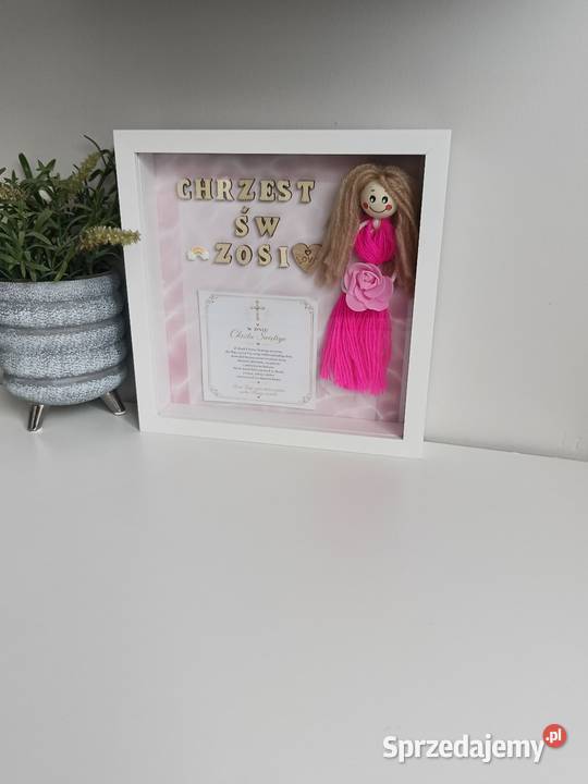 Personalizowana Ramka 3D na roczek urodziny śląskie Poręba