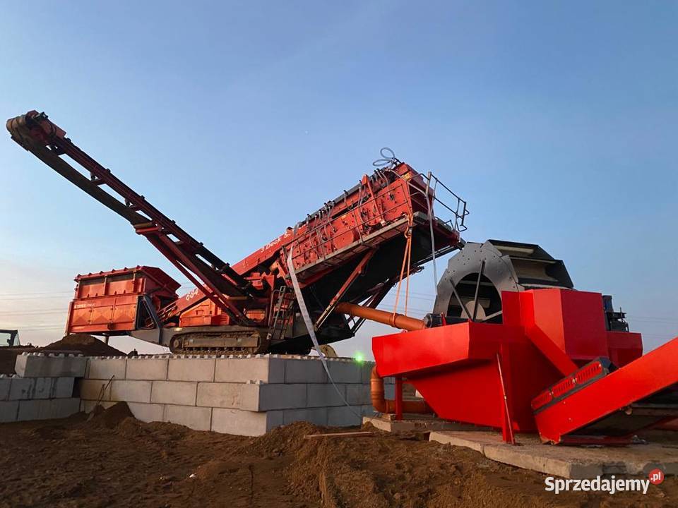 Mobilny przesiewacz Terex Finlay 684 na mokro Kołodziejewo