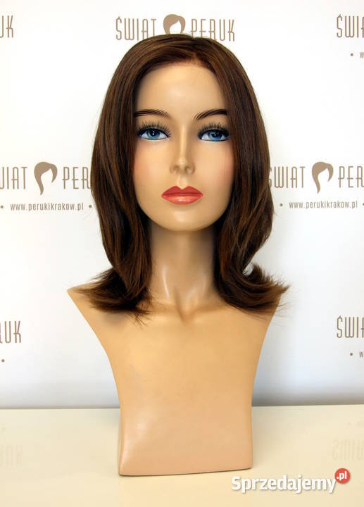Peruka półdługa z włosów naturalnych