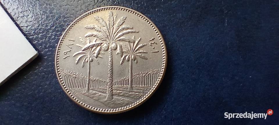 Stare monety 50 fils 1981 Irak Kolekcje Lesko