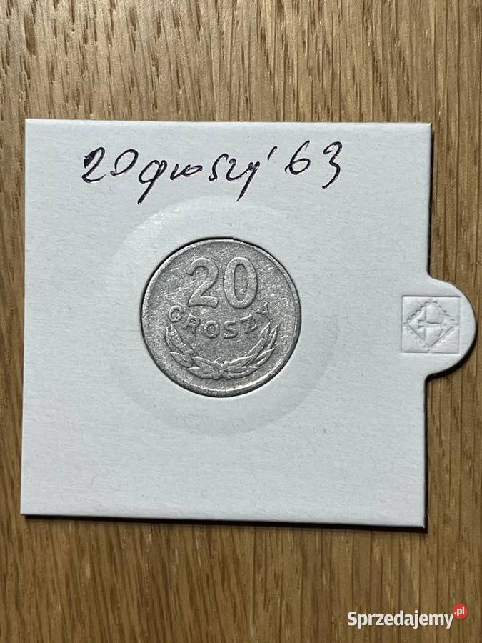 Moneta 20 groszy 1963 Puławy