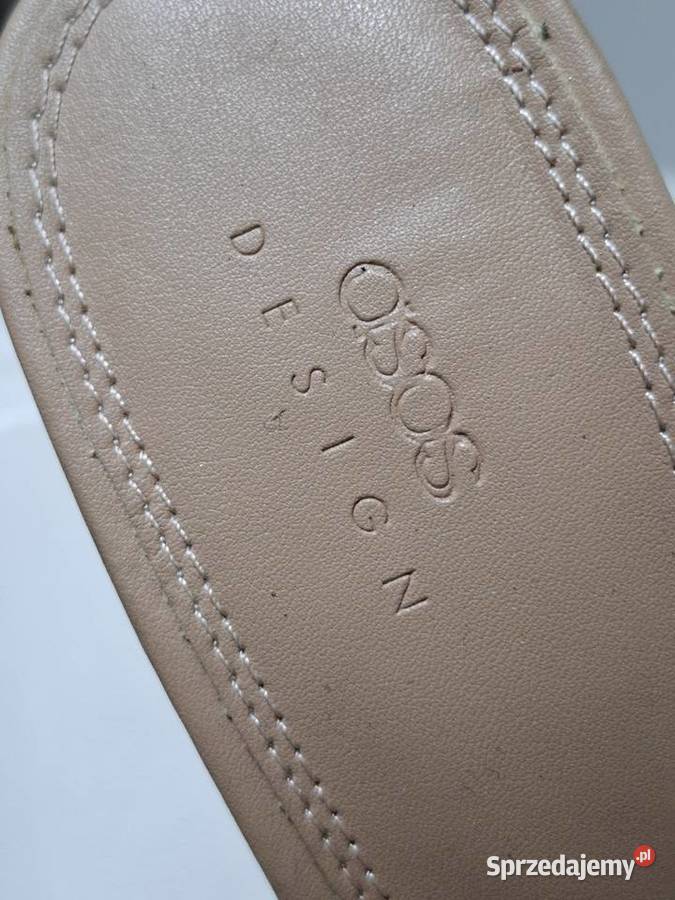 Asos 36 klapki szpilki obcasy kwadratowy nosek małopolskie Kraków