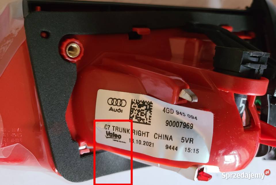 4G5945095A VALEO Audi A6 C7 lampa LEWA w BŁOTNIK Wrocław