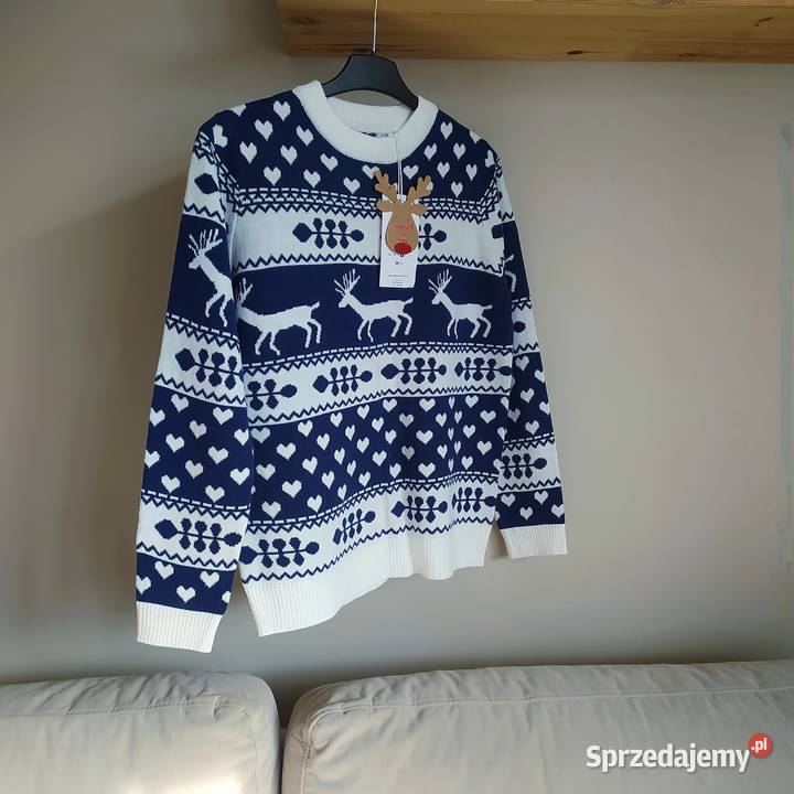 Sweter zimowy M świąteczny Rozmiar 38(M) Koszalin