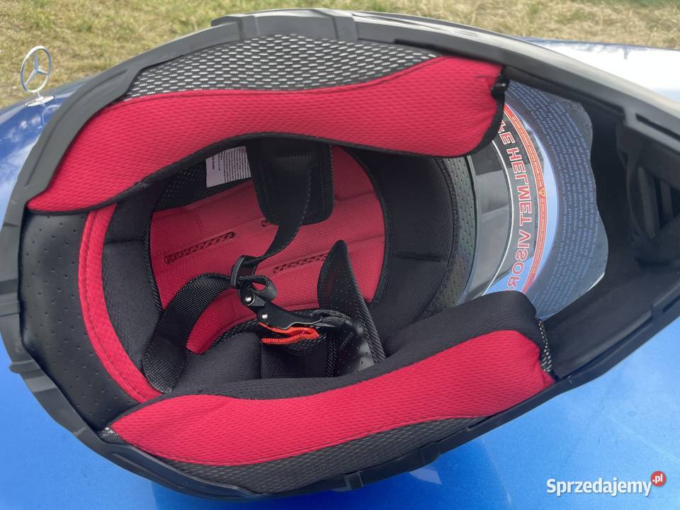 kask cross enduro M 5758 z szybką nowy model off Jelcz-Laskowice