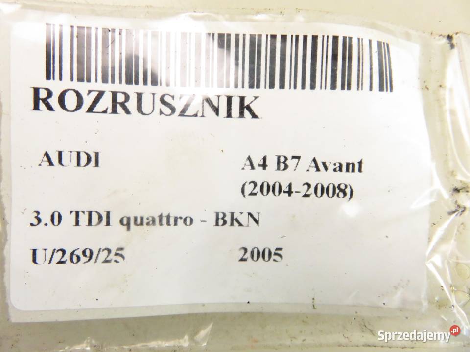 ROZRUSZNIK AUDI A4 B7 Avant 20042008 30 TDI