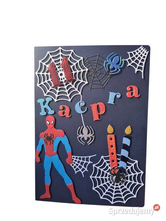 Kartka urodzinowa Spiderman łódzkie