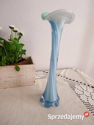 Wazon Kalia sękacz PRL Ząbkowice Murano