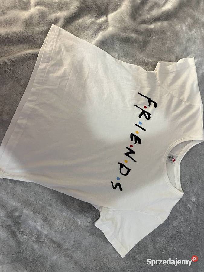 Biały tshirt koszulka bluzka z krótkim rękawem podkarpackie Jasło