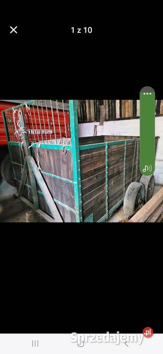 Dwukółka z tadem nieuszkodzony Łaguszów