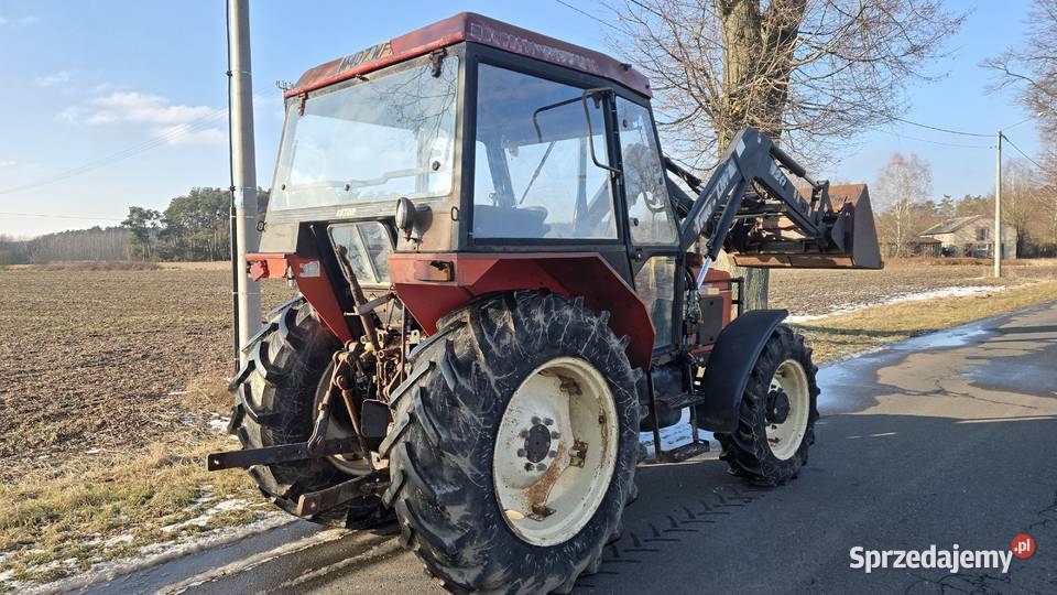 Zetor 5340 z ładowaczem Trac Lift 120 carraro Ciągniki wielkopolskie Gizałki