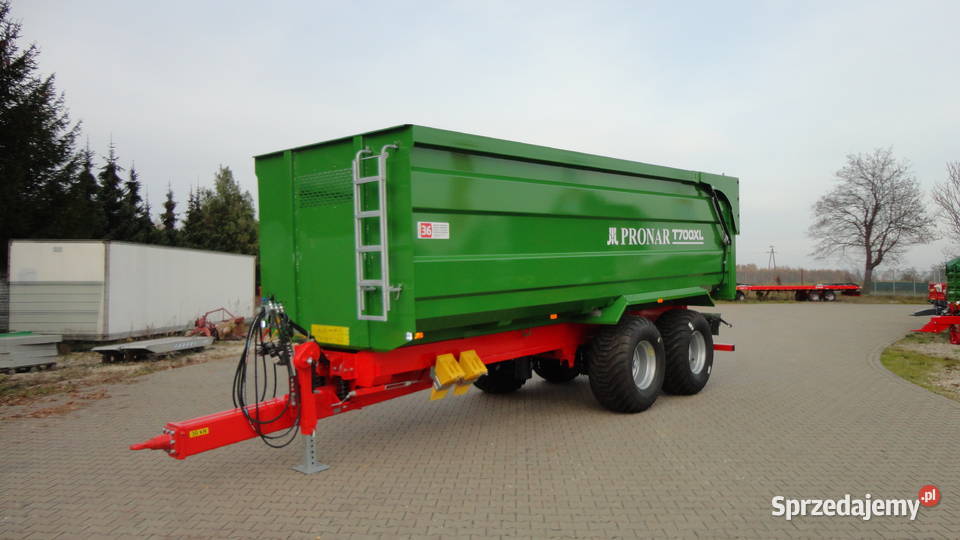 Przyczepa skorupowa rolnicza Pronar T700XL koła Przyczepy rolnicze Wieluń