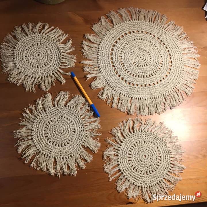 Serwetki BOHO rękodzieło 100 eko bawełniane Warszawa