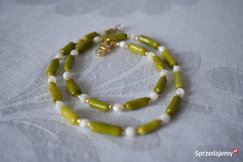 Naszyjnik koral masa perłowa Warszawa sprzedam
