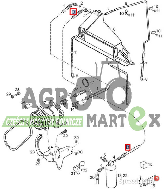 134684454 47106873 PRZEWÓD HYDR L4230 CNH sprzedam