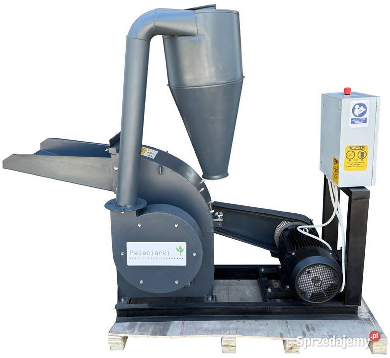 Młyn Bijakowy do rozdrabniania zrębek słomy Zrębice