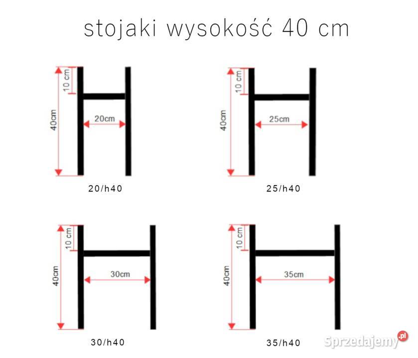 Kwietniki nowoczesne stojaki na kwiaty 20h40 dąb beżowy Wrocław