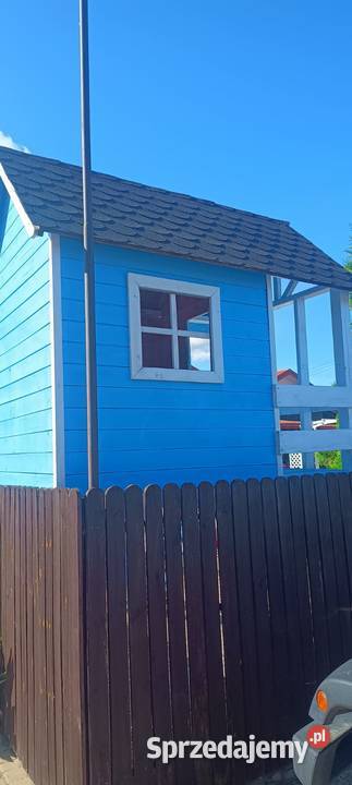 Drewniany domek ogrodowy dzieci mazowieckie Pilawa