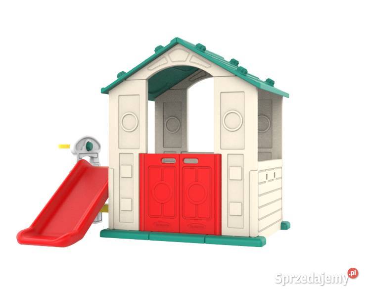 Domek ogrodowy dzieci ze zjeżdżalnią i Warszawa