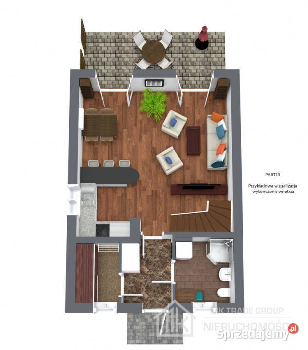 Nowy dom wolnostojący Kłaj pow 80m2 rekuperacja sprzedam