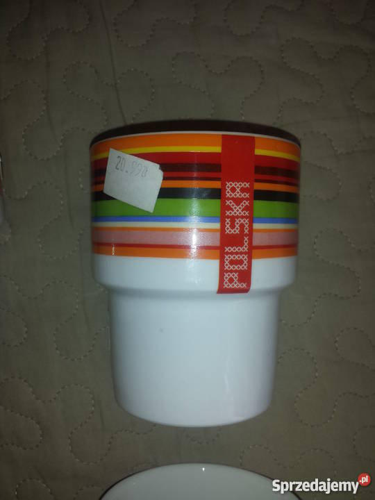 Nowe kubki szklanki folkowe Polska Warszawa