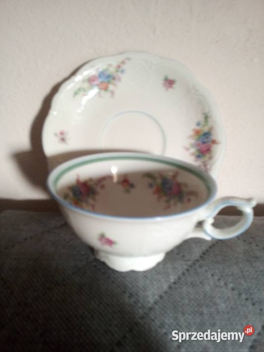 Piękne duo Bavaria Porcelana i szkło śląskie Częstochowa